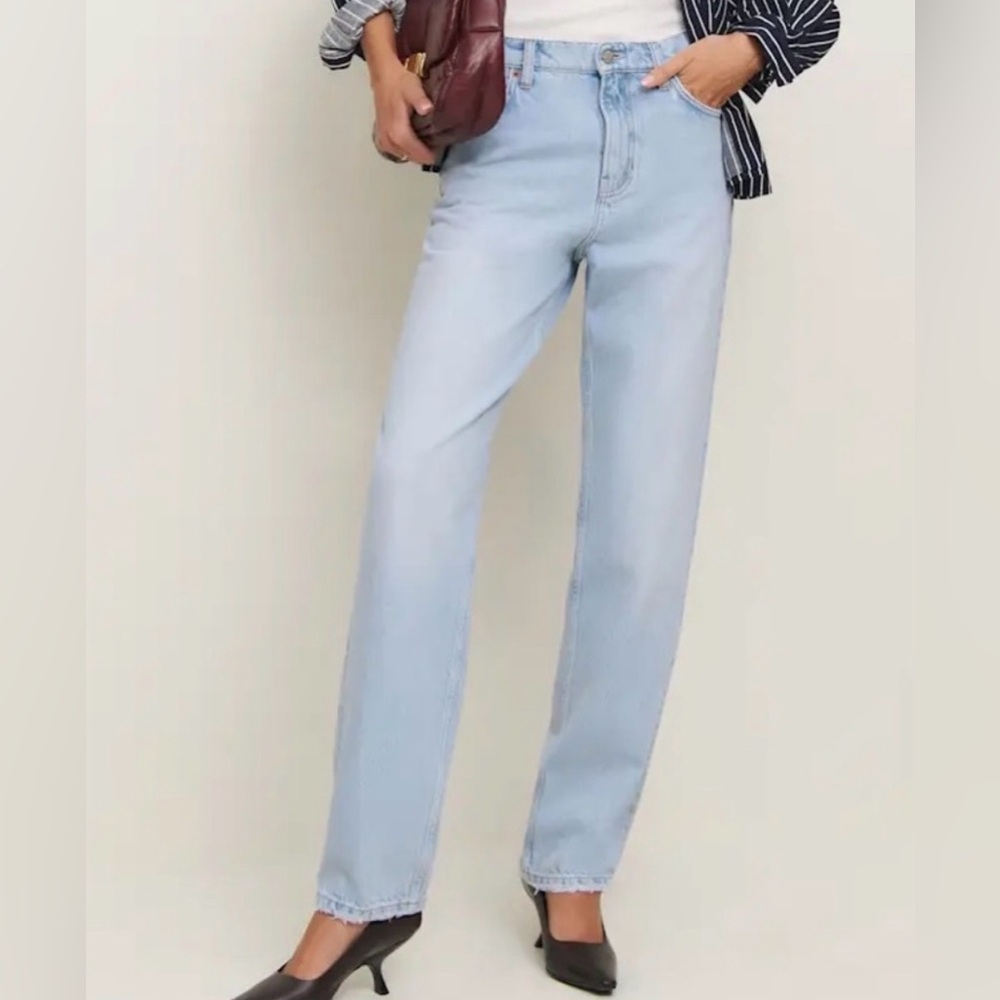 Reformation Bobbi Mid Rise Boyfriend Jeans, Nokomis wash, Size 27